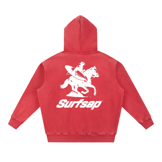 Snow Wash Fleece Oversize Hoodie