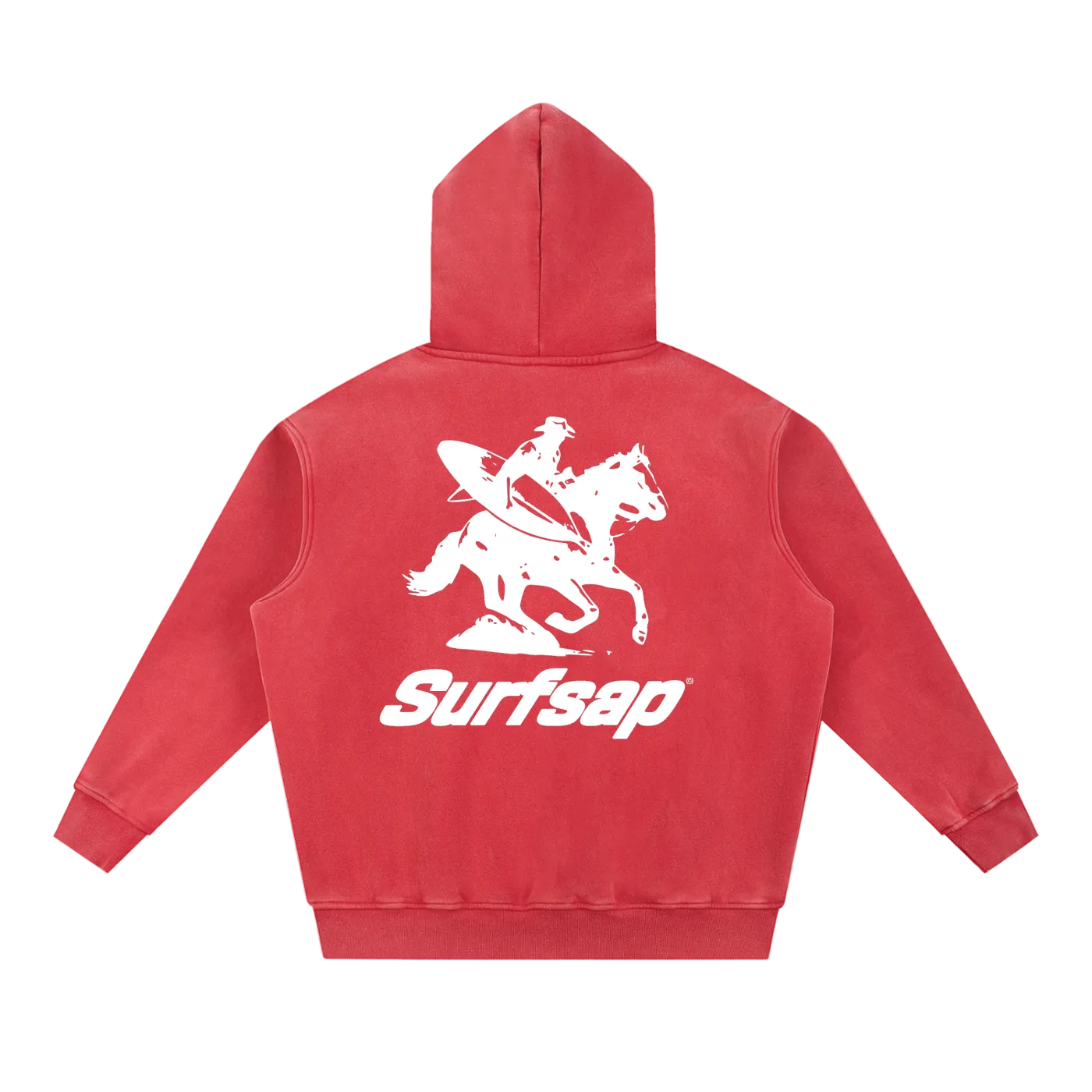 Snow Wash Fleece Oversize Hoodie