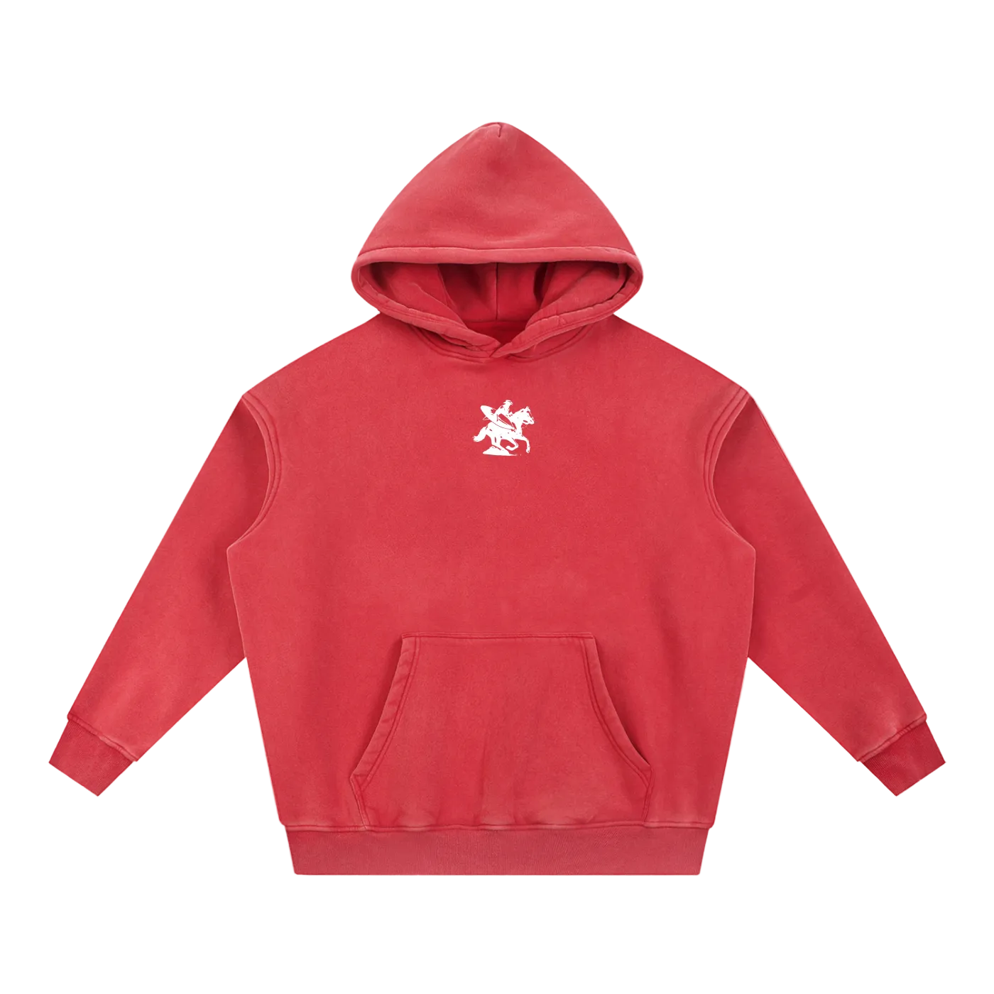 Snow Wash Fleece Oversize Hoodie